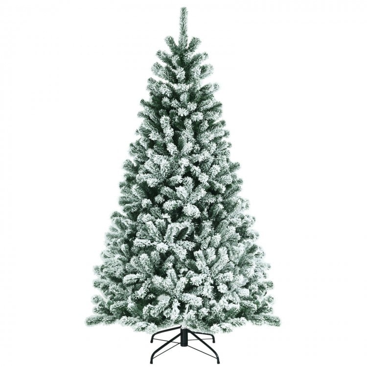 Snowy Glow Flocked Fir