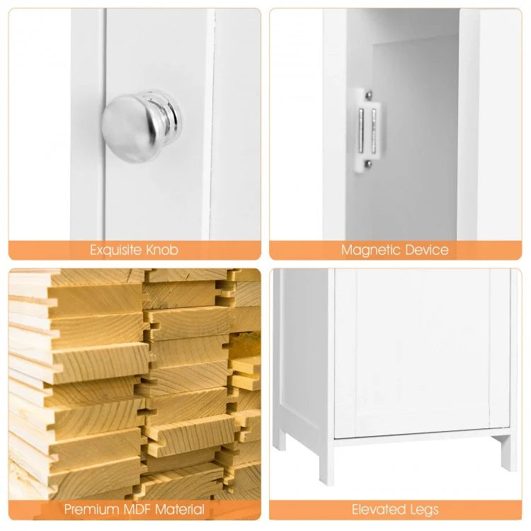 Bathroom Storage Cabinet - White