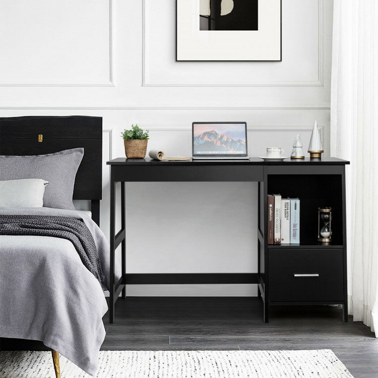 Minimalist Workstation Desk - Black