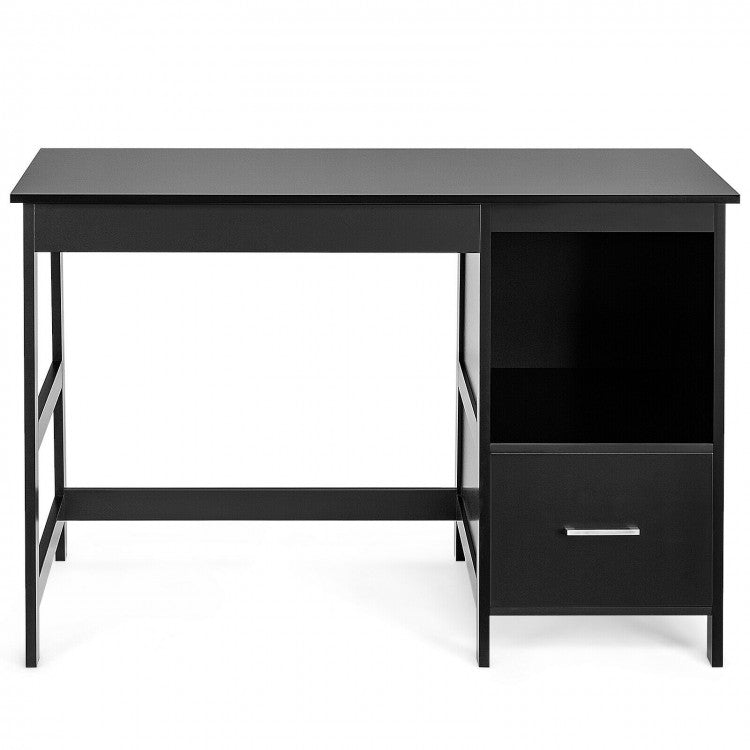 Minimalist Workstation Desk - Black