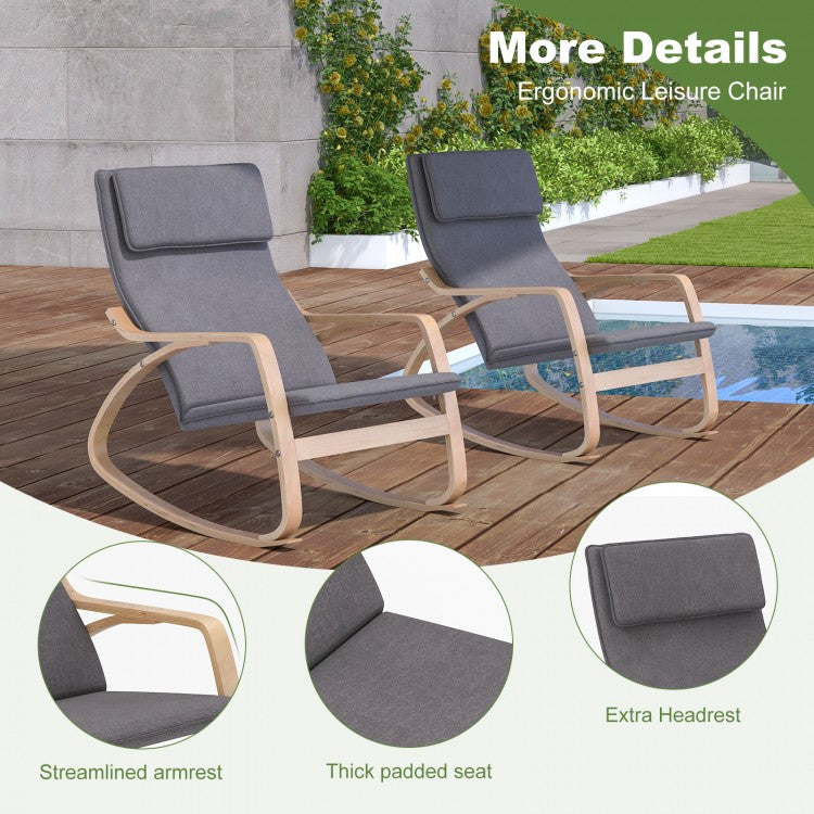 EclipseWood Rocker - Gray
