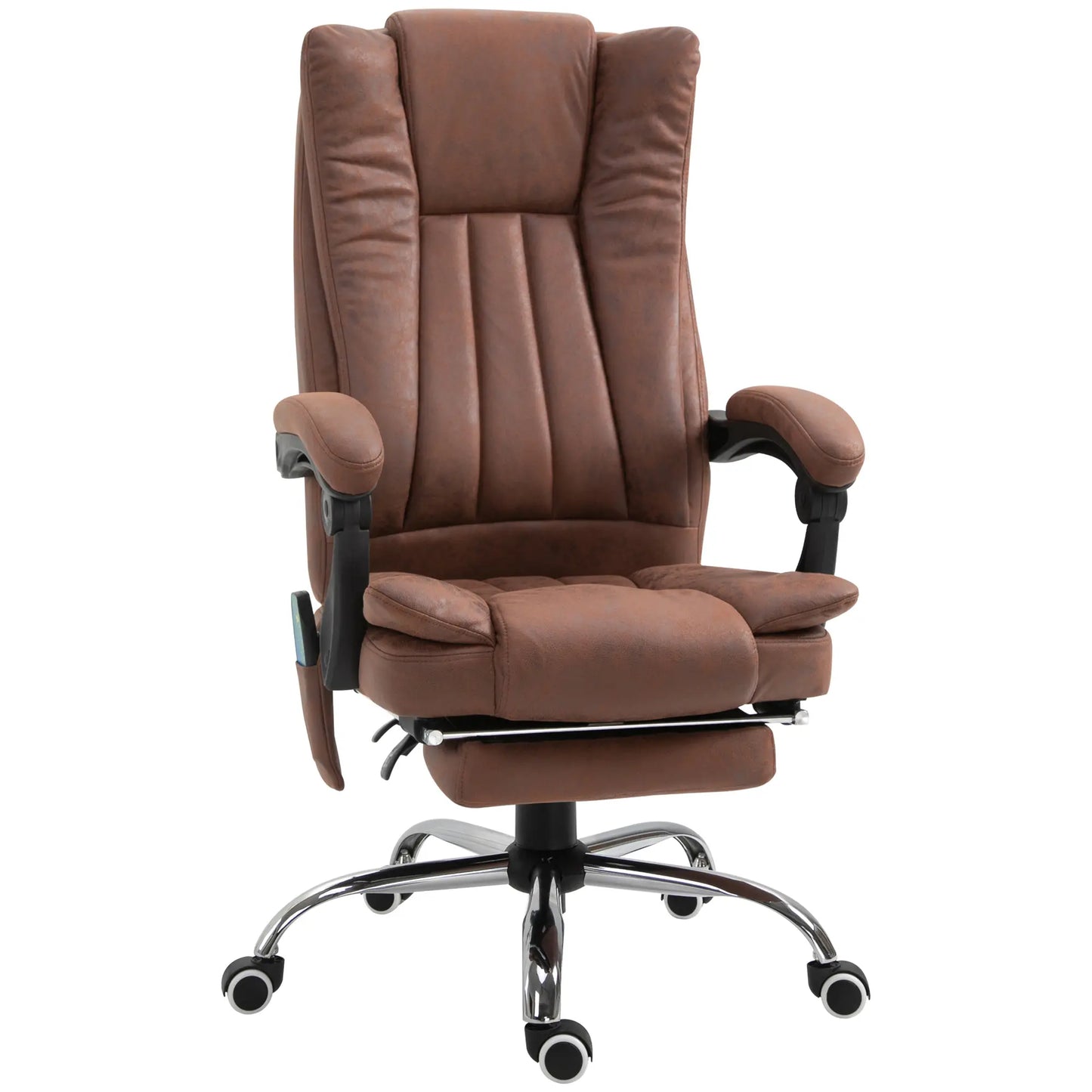 High Back PU Leather Executive Chair - Coffee