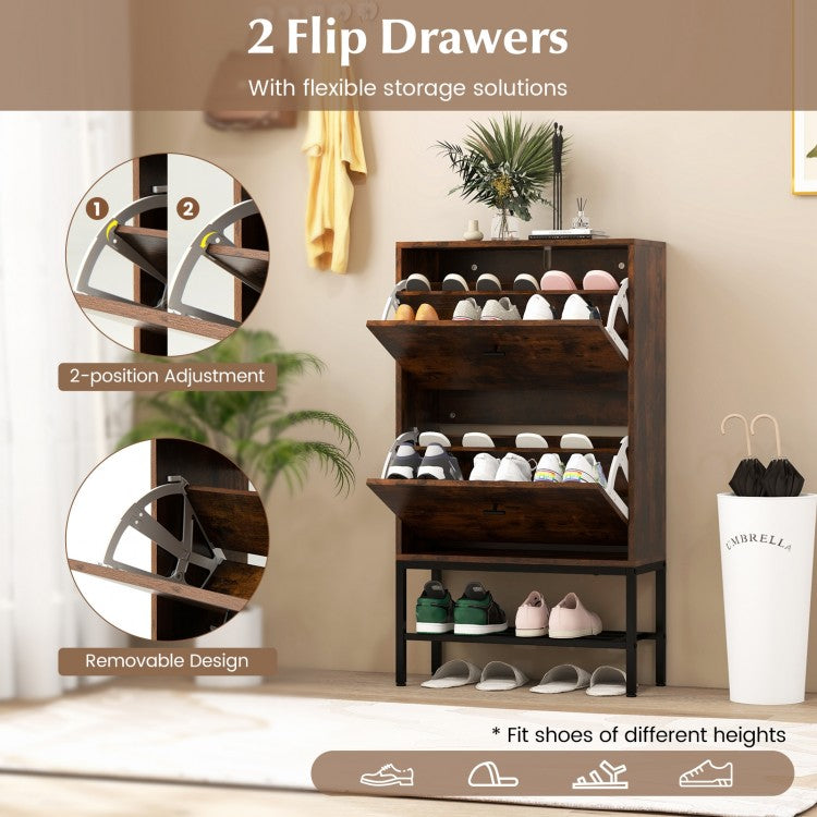 TownWalk Shoe Closet - Mahogany