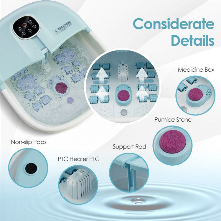 Light Blue Foldable Foot Bath
