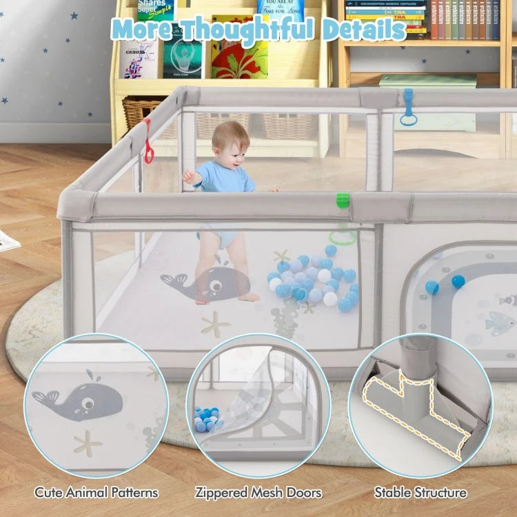 Playpen with Balls - Whale