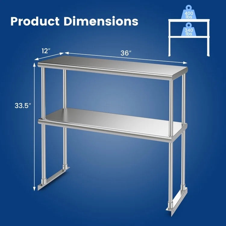 Steel Shelf with Lower Rack