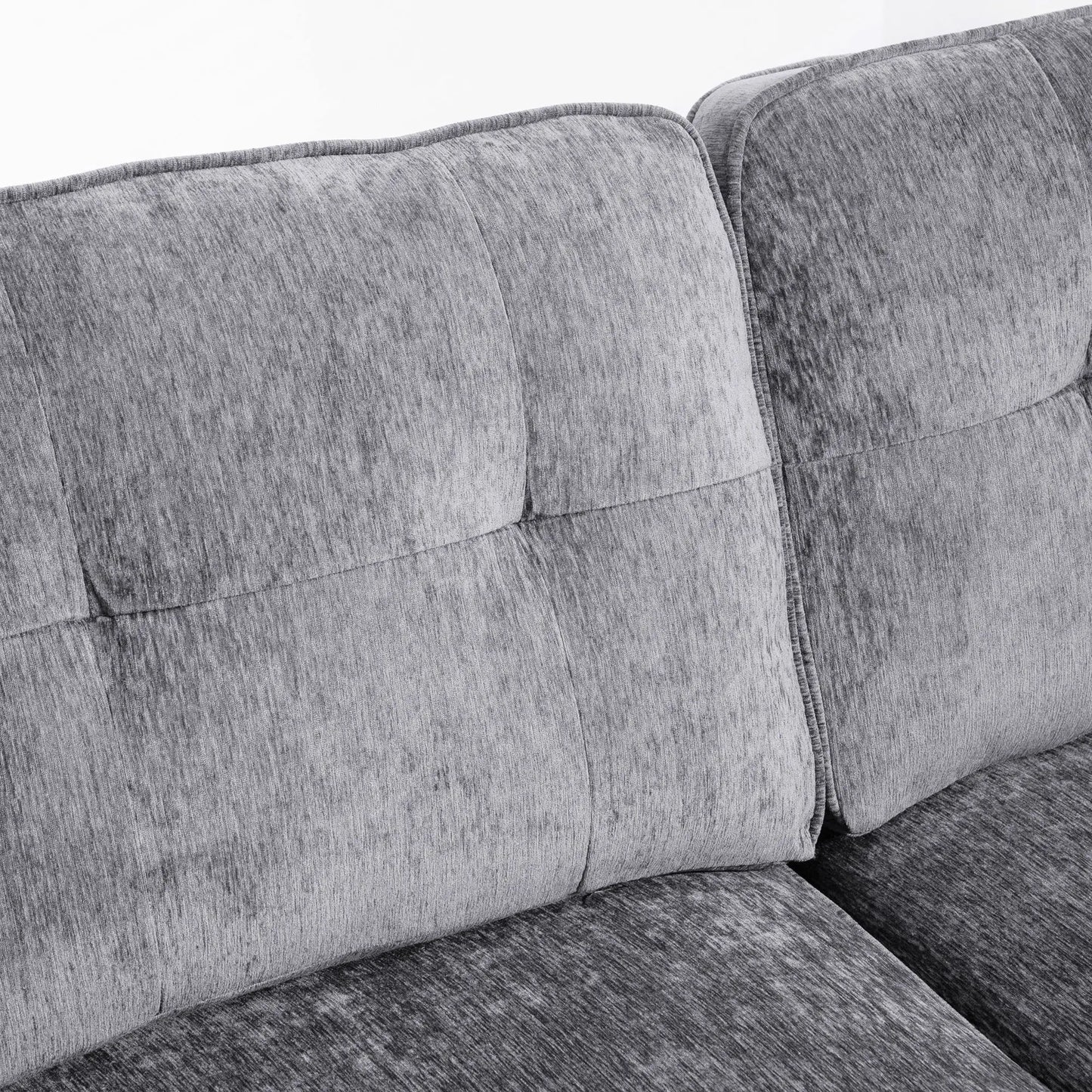 Right Chaise Couch - Grey