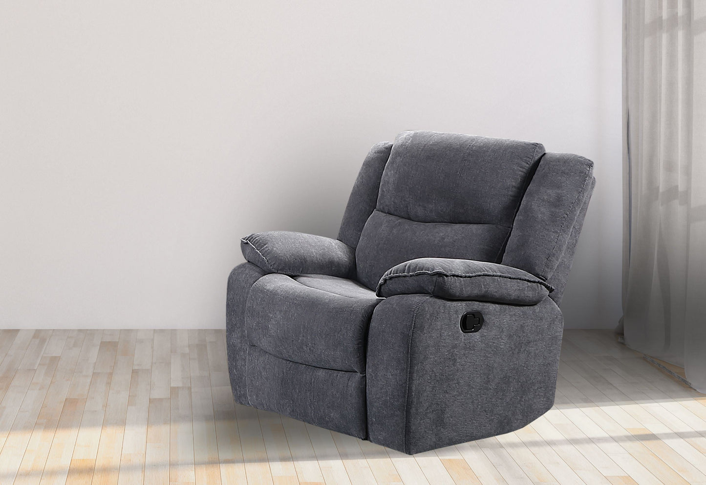 Chenille Rocker Recliner Chair
