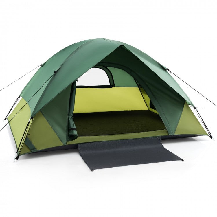 Green TwinEntry 2-Person Camping Tent