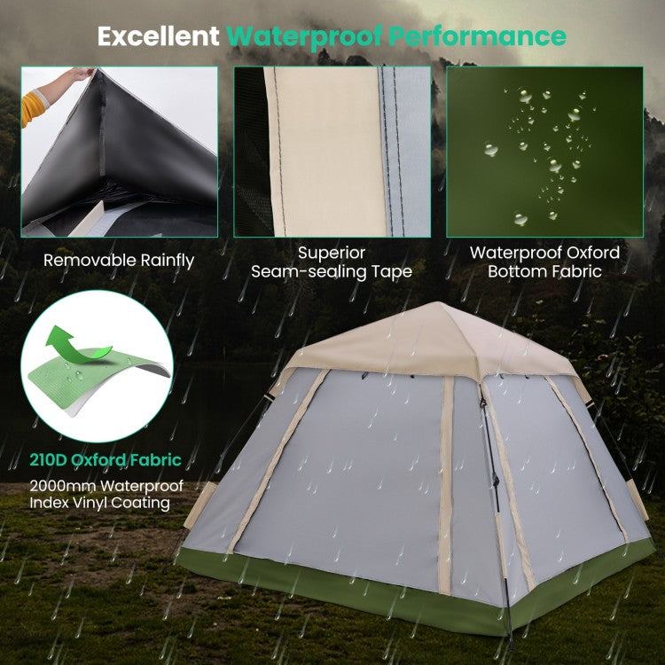 QuickCamp 2-4 Person Pop-Up Tent