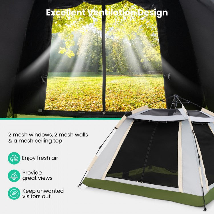 QuickCamp 2-4 Person Pop-Up Tent