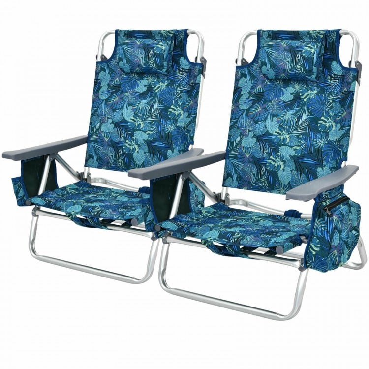 4-PC Oceanic Retreat Beach Chair Bundle