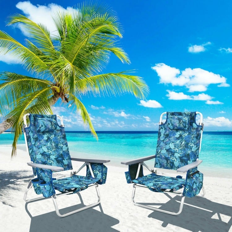 4-PC Oceanic Retreat Beach Chair Bundle