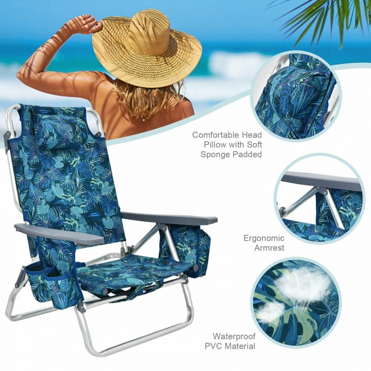 4-PC Oceanic Retreat Beach Chair Bundle