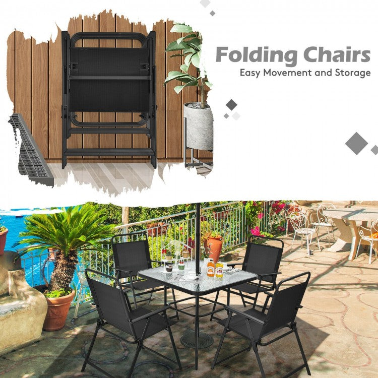 SlateHaven 6-Piece Patio Ensemble