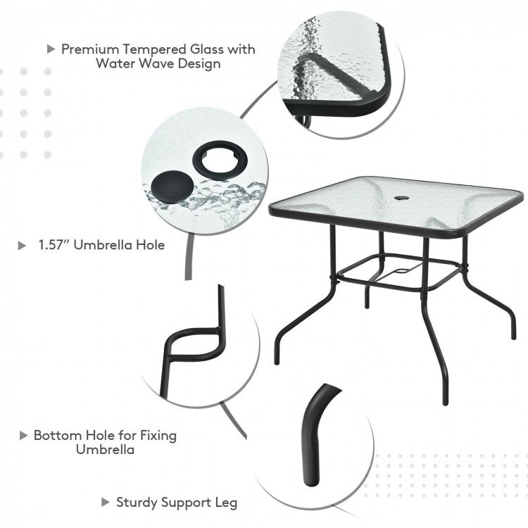 SlateHaven 6-Piece Patio Ensemble