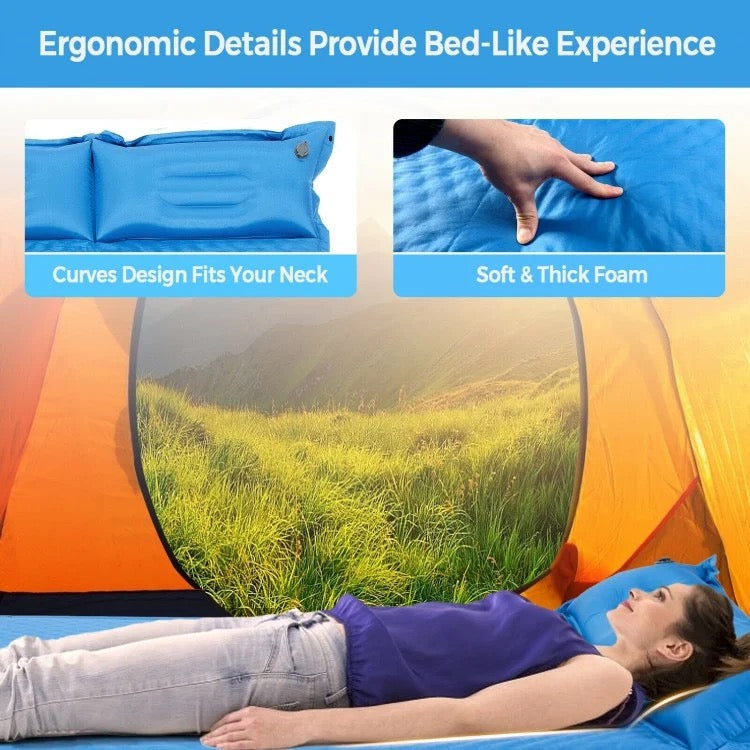 Portable Comfort Self-Inflating Sleeping Pad