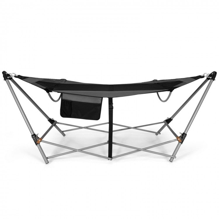 Convertible Indoor-Outdoor Hammock - Gray