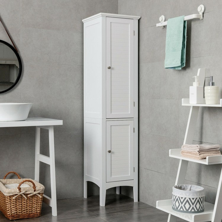 White Pearl Bathroom Cabinet