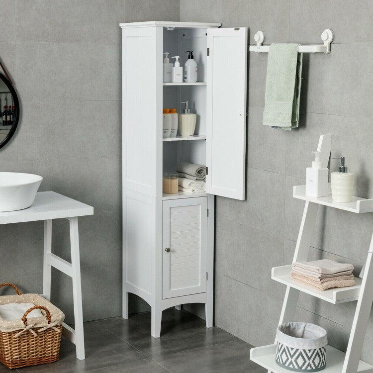 White Pearl Bathroom Cabinet