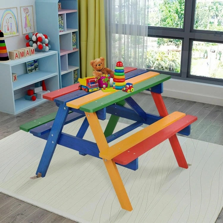 Multicolor Kids' Outdoor Table Set