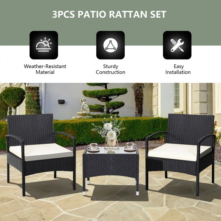 CalmNest Rattan Set