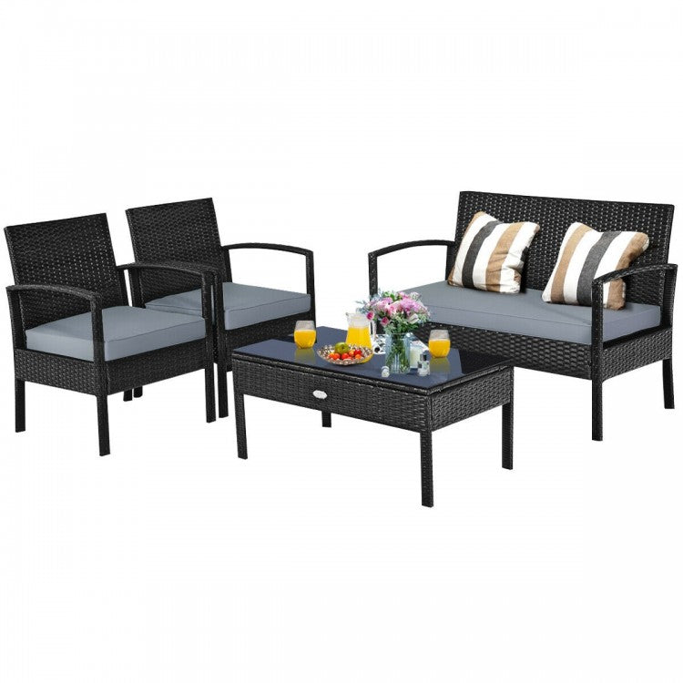 PatioHaven 4-Piece Outdoor Lounge Suite