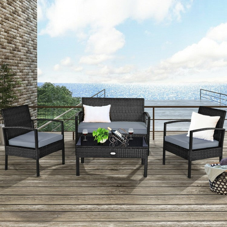 PatioHaven 4-Piece Outdoor Lounge Suite