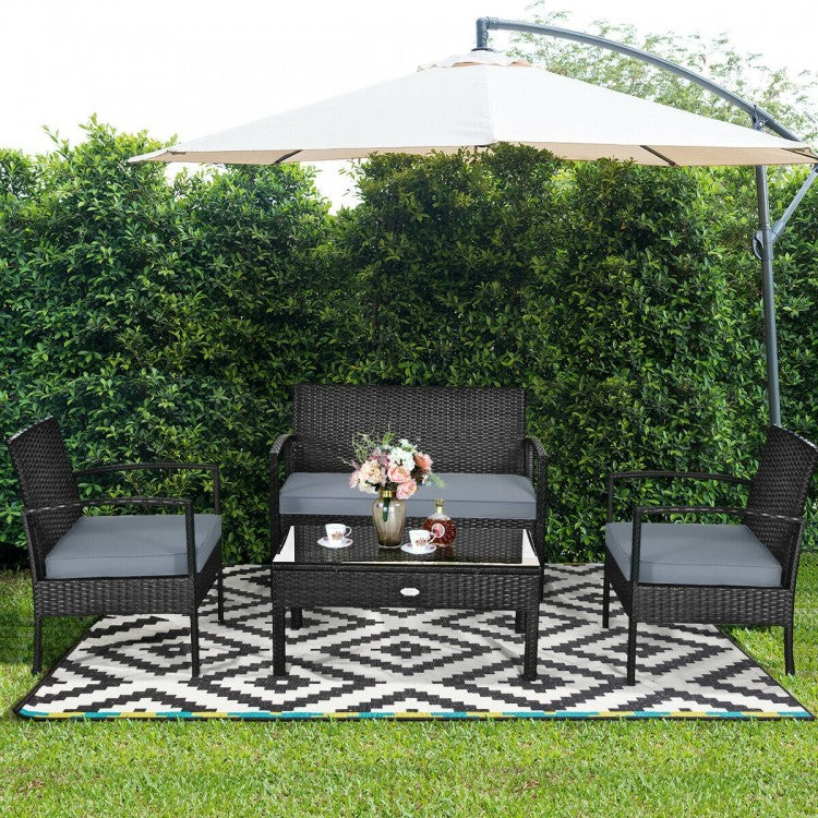 PatioHaven 4-Piece Outdoor Lounge Suite