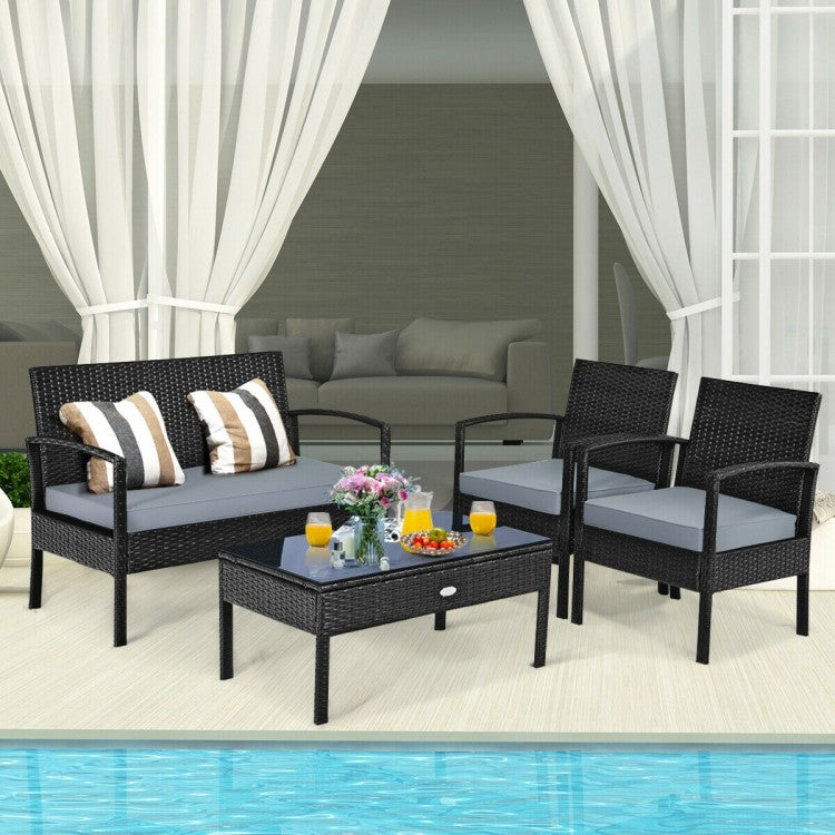 PatioHaven 4-Piece Outdoor Lounge Suite