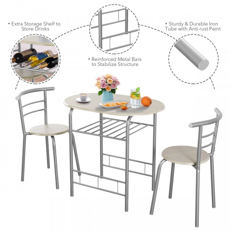 MetroDine 3-Piece Bistro Set