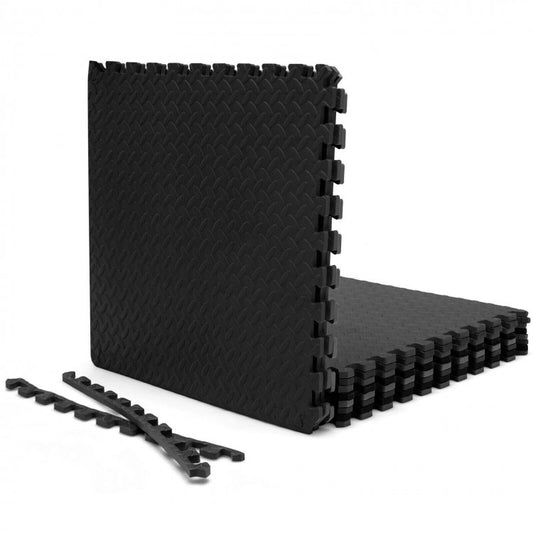 Black Foam Puzzle Set (12 Pieces)