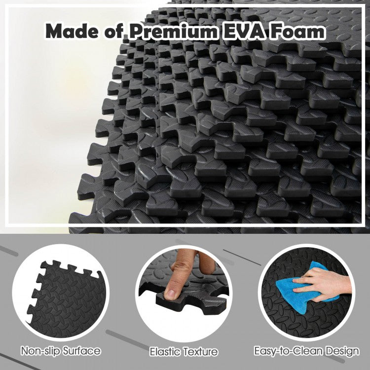 Black Foam Puzzle Set (12 Pieces)