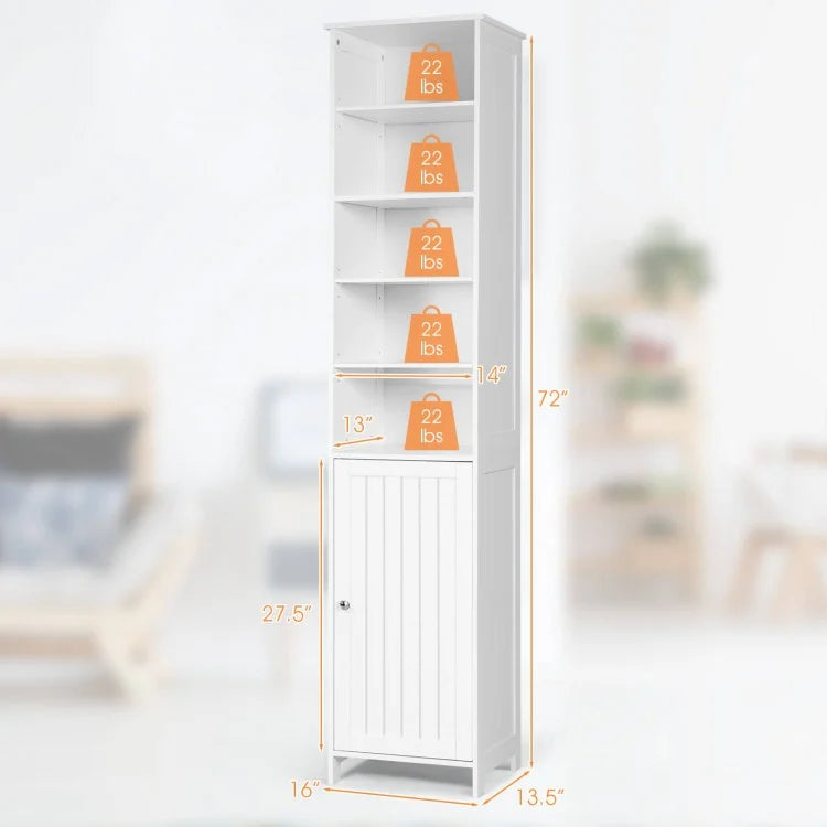 Bathroom Storage Cabinet - White