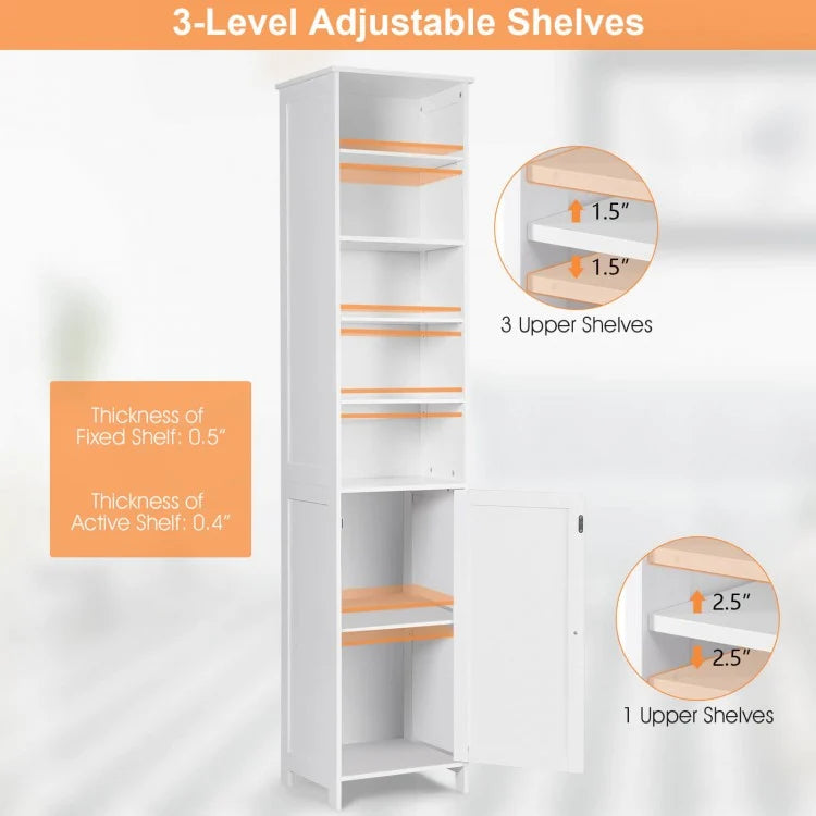 Bathroom Storage Cabinet - White