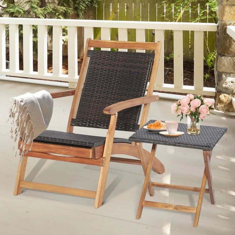 Sunset Relaxation Set - Teak Table