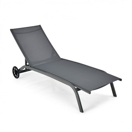 Gray Glide Chaise