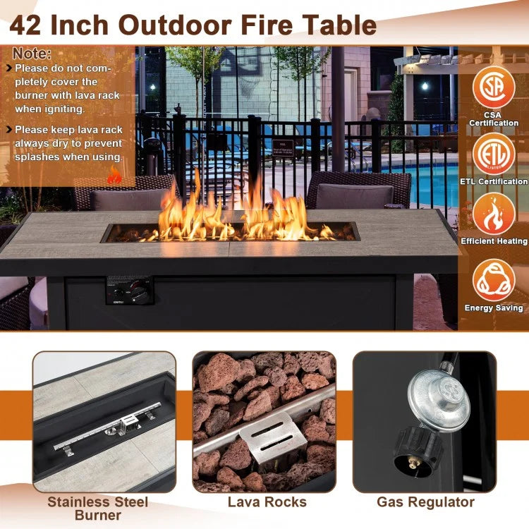 Ceramic Fire Table