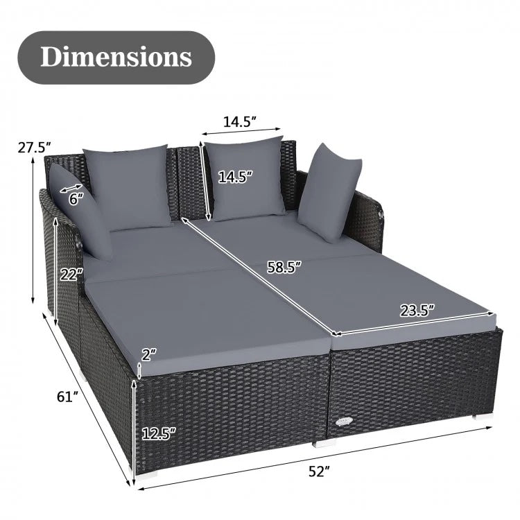 Silver Breeze Outdoor Daybed