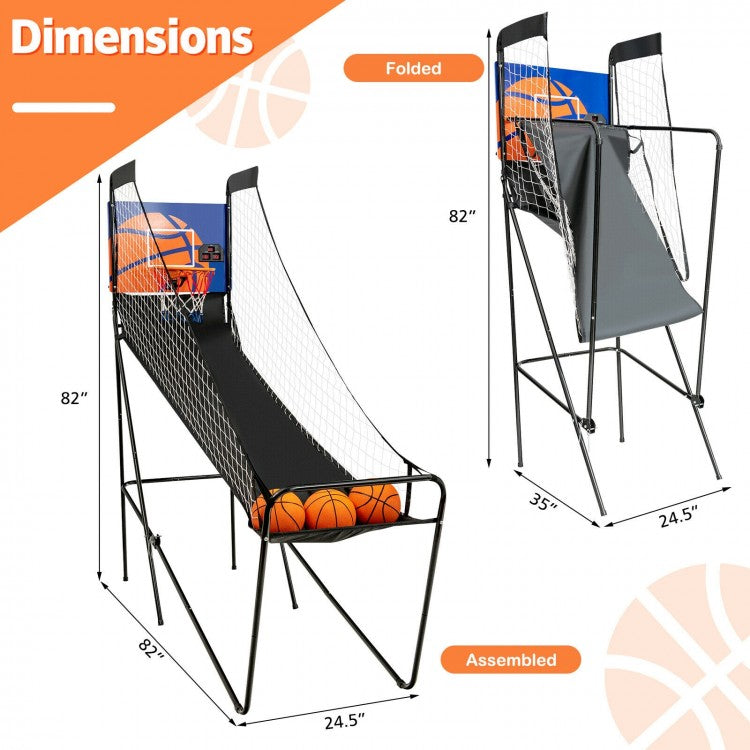 EasyPlay Folding Basketball Arcade