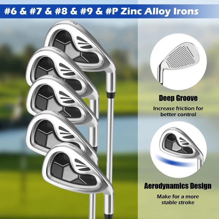 Gray Eagle 9-Piece Golf Club Set