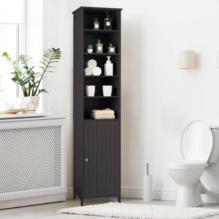 Bathroom Storage Cabinet - Brown