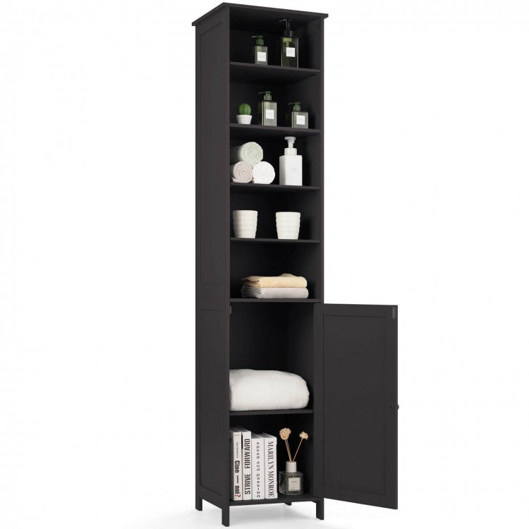 Bathroom Storage Cabinet - Brown