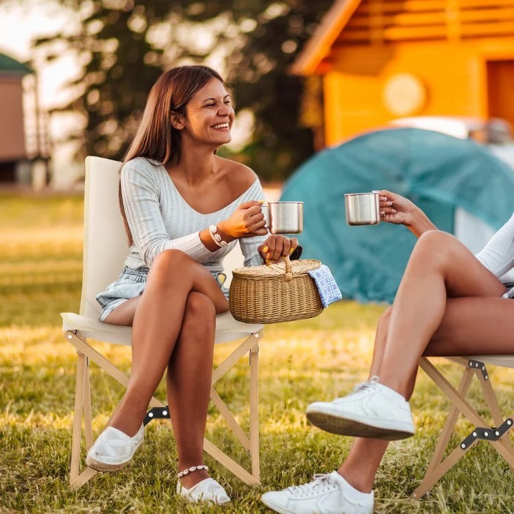 SereneSpace Bamboo Chair Set