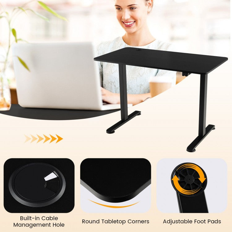 EbonyElevate Desk - Black