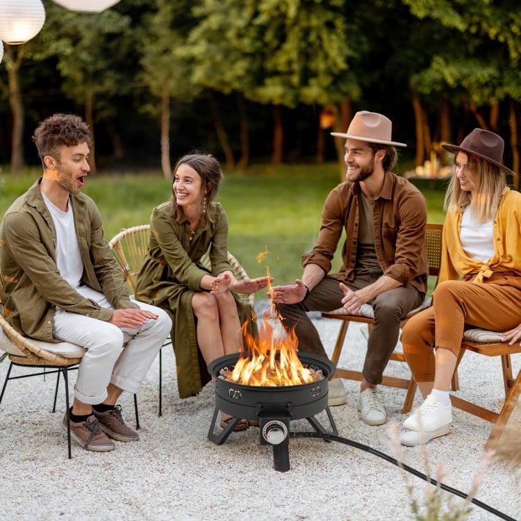 Campfire Gas Grill Pit