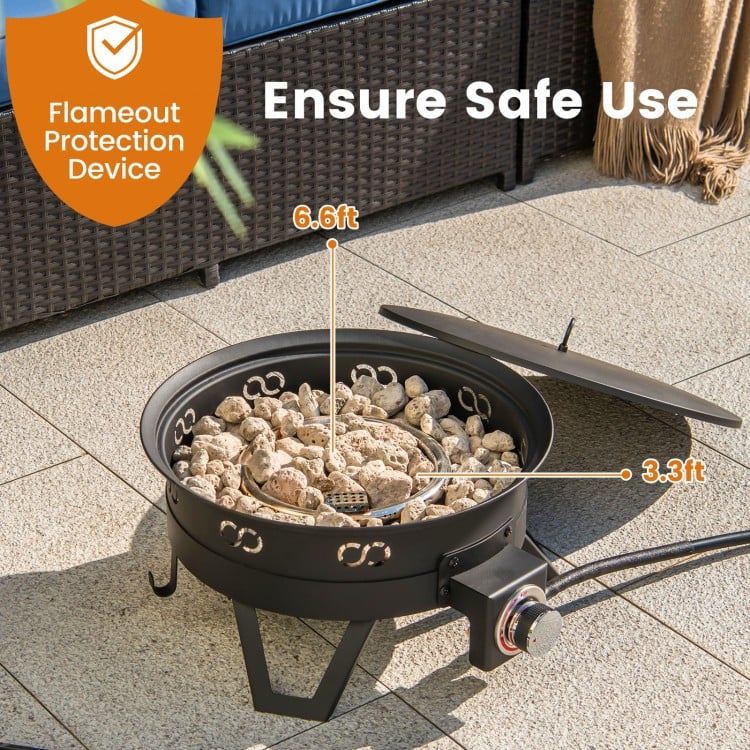 Campfire Gas Grill Pit