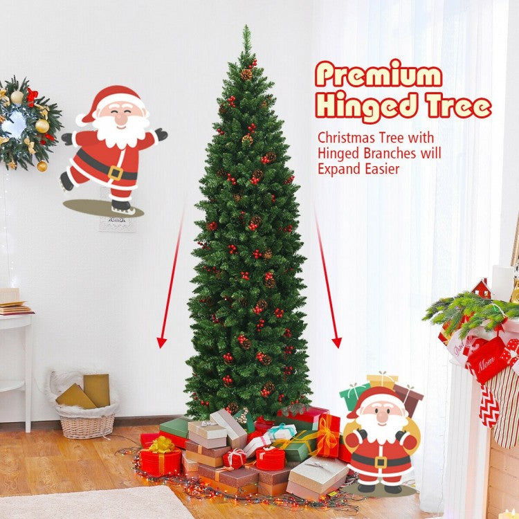 Alpine Glow Slim LED Christmas Tree