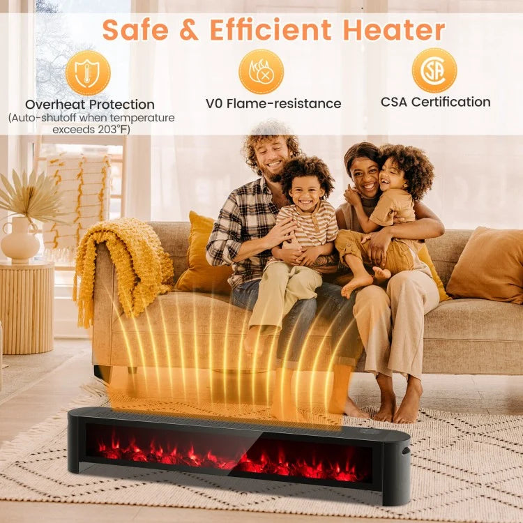 Black Spectrum Flame Heater