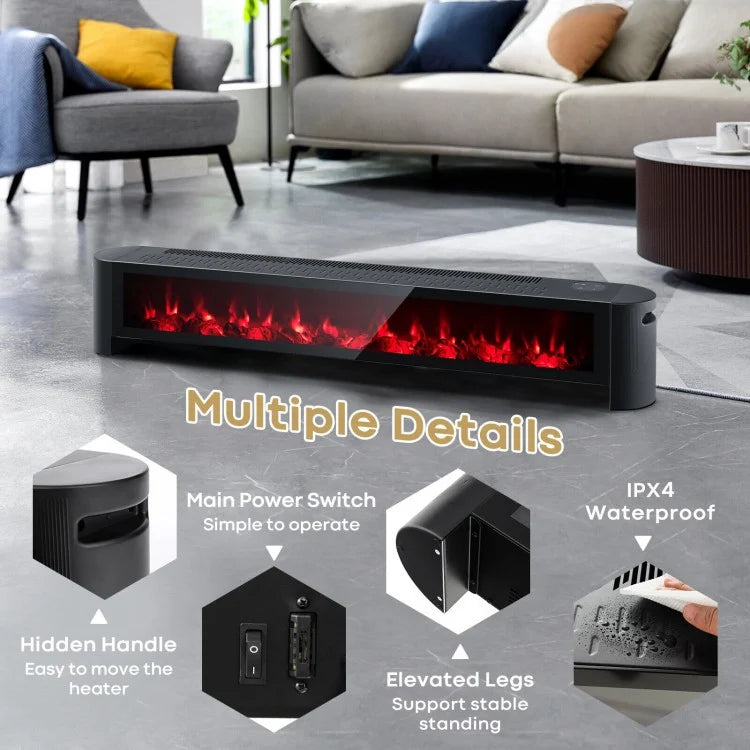Black Spectrum Flame Heater